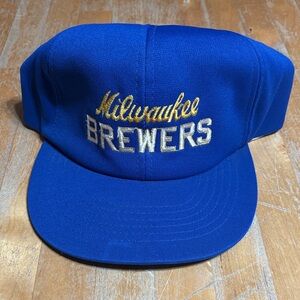 Vintage Ted Fletcher Milwaukee Brewers SnapBack hat